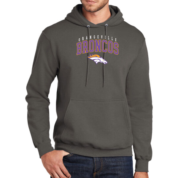 Orangeville Back to School 2026 Logo 2 - Tall Core Fleece Pullover Hooded Sweatshirt Thumbnail