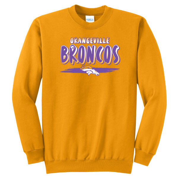 Orangeville Back to School 2026 Logo 3 - Core Fleece Crewneck Sweatshirt Thumbnail