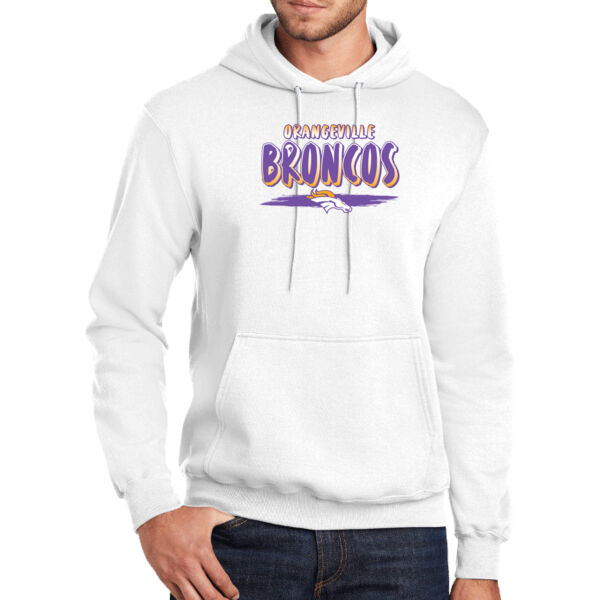 Orangeville Back to School 2026 Logo 3 - Tall Core Fleece Pullover Hooded Sweatshirt Thumbnail
