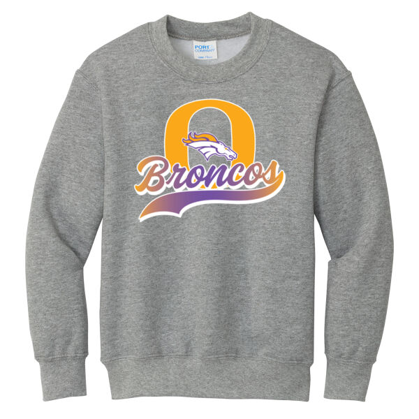 Orangeville Back to School 2026 Logo 1 - Youth Core Fleece Crewneck Sweatshirt Thumbnail