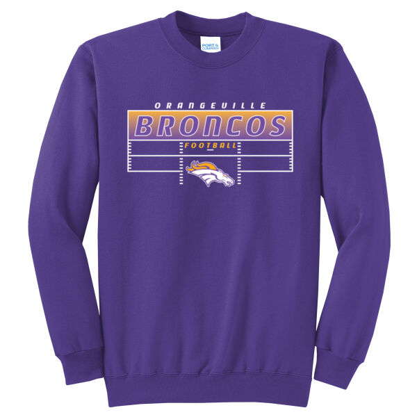 Broncos Football 2026 Logo 1 - Core Fleece Crewneck Sweatshirt Thumbnail