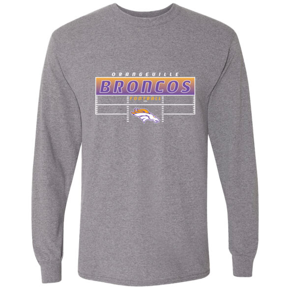 Broncos Football 2026 Logo 1 - DryBlend® 50/50 Long Sleeve T-Shirt Thumbnail