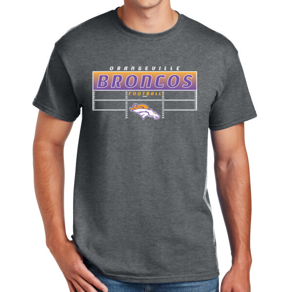 Broncos Football 2026 Logo 1 - DryBlend ® 50 Cotton/50 Poly T Shirt Thumbnail