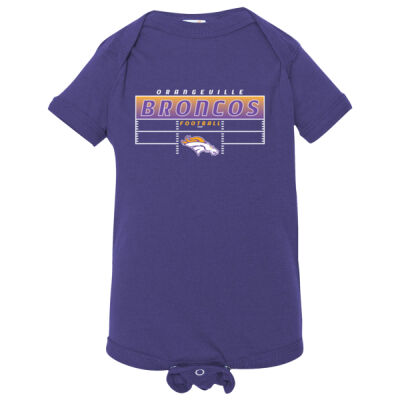 Broncos Football 2026 Logo 1 - Infant Fine Jersey Bodysuit Thumbnail