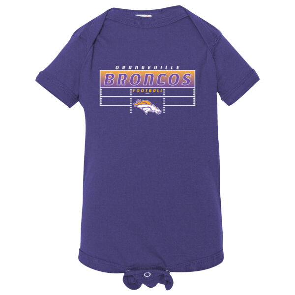 Broncos Football 2026 Logo 1 - Infant Fine Jersey Bodysuit Thumbnail