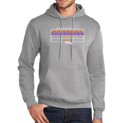Broncos Football 2026 Logo 1 - Tall Core Fleece Pullover Hooded Sweatshirt Thumbnail