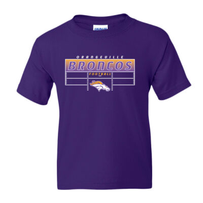 Broncos Football 2026 Logo 1 - DryBlend® Youth T-Shirt Thumbnail