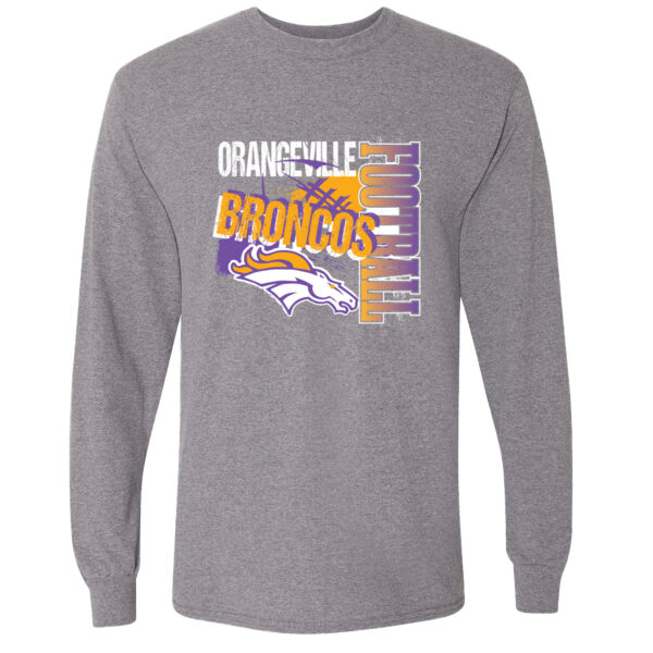 Broncos Football 2026 Logo 2 - DryBlend® 50/50 Long Sleeve T-Shirt Thumbnail