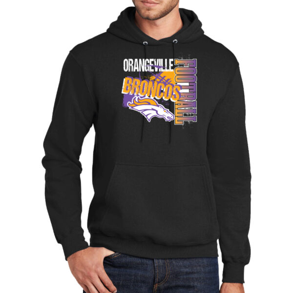 Broncos Football 2026 Logo 2 - Tall Core Fleece Pullover Hooded Sweatshirt Thumbnail